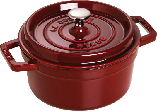 STAUB Staub La Cocotte rund gryte støpejern 2,6 L Grenadinerød