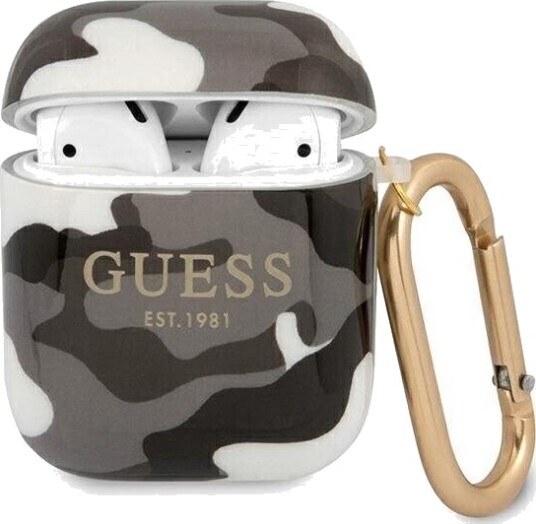 Guess Beskyttelsesveske Gua2ucamg Camo Collection Airpods 1/2 Grå Farge