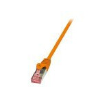 Logilink Primeline Koblingskabel Rj-45 Hann Til Rj-45 Hann 5 M Sftp Pimf Cat 6 Halogenfri Uten Hindringer Oransje