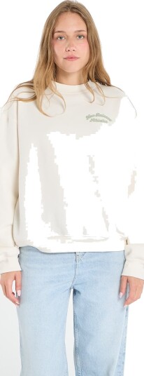 New Balance Linear Heritage Fleece Crew - Cream - L