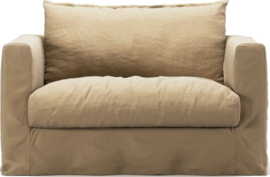 Le Grand Air Nou Love Seat Lin Desert Sand