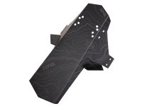 ZÉFAL Mudguard Deflector Lite Front 26 - 29 Black MTB, Polypropylene, Zip ties on fork, (Search tag: Zefal), Discrete and