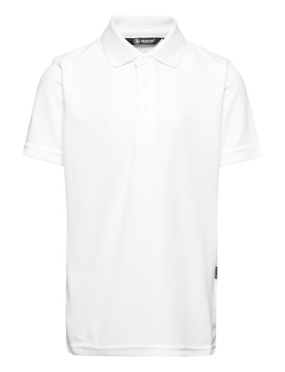 Abacus Jr Cray Drycool Polo White 170
