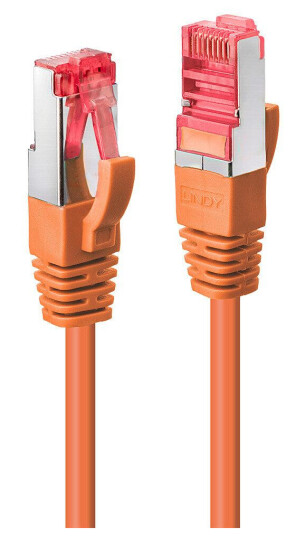 LINDY S/FTP PatchCord Cat6. CU. Orange. 3.0m Factory Sealed