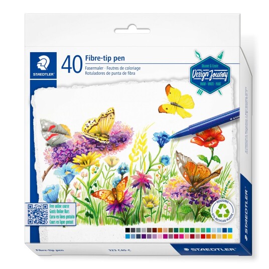 Staedtler Triplus Color Tusj 40 Farger Staedtler Triplus Color Tusj 40 Farger