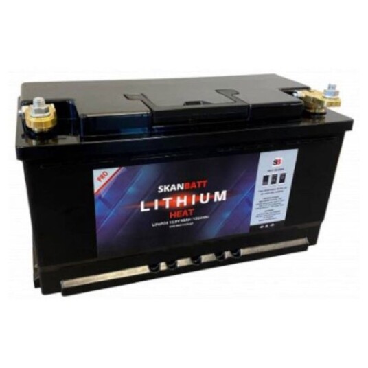Skanbatt Heat pro 98Ah litiumbatteri for bobiler