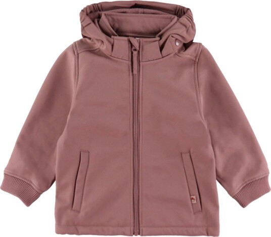 DYR Cph Softshell Jakke Dyreliv Dk Rose Beige Rød Panda DYR 7 år (122) Softshell Rosa