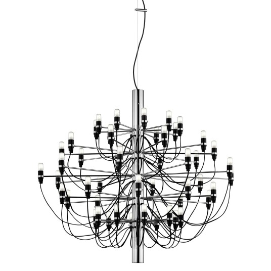 2097/50 Sarfatti Lysekrone LED Chrome