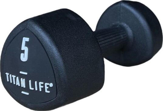 Titan LIFE PRO aerobikkmanual med gummibelegg 5 kg, 1 stk.