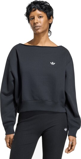 Adidas Originals Collegegenser Ess Crw Lo Svart