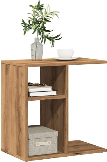 Sidebord artisan eik 50x30x50 cm konstruert tre 8721158439147