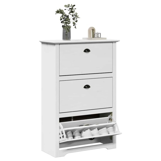 Skostativ BODO hvit 80x35x118 cm 8721158392879 Skostativ BODO hvit 80x35x118 cm 8721158392879