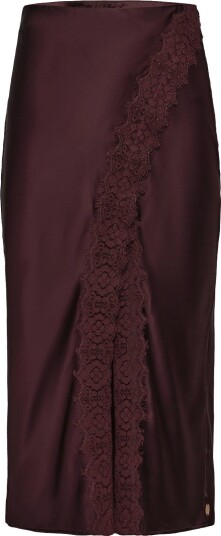 by Ti Mo Satin Skirt 043 BURGUNDY XL by Ti Mo Satin Skirt 043 BURGUNDY XL