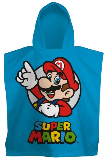 Licens Badeponcho   Myk og koselig Super Mario Lett hurtigtørkende barneponcho for barn