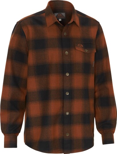 Swedteam Lynx Wool Skjorte Herre Dark Orange XS XS