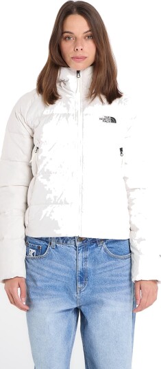 The North Face W Hyalite Down Hoodie - White - L