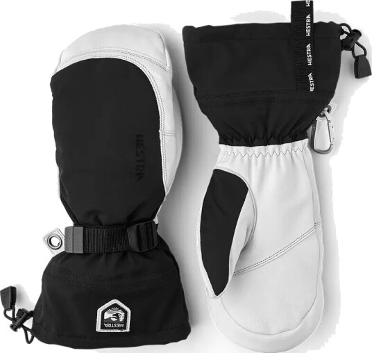Hestra Army Leather Extreme - Mitt Svart/offwhite 11