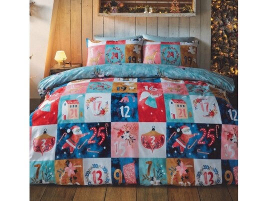 Julekalender Sengetøj Til Dobbeltdyne 200X200 Cm Julekalender Sengetøj Til Dobbeltdyne 200X200 Cm