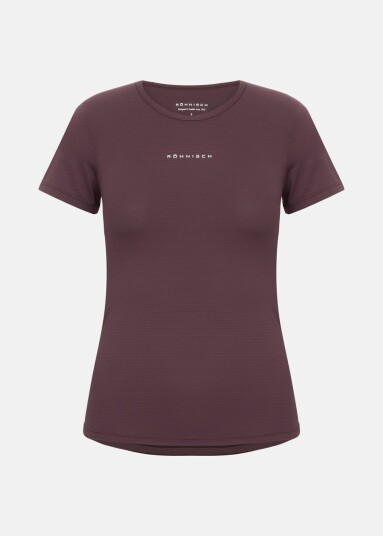 Röhnisch Jacquard SS Top Huckleberry XL Løpe t shirts