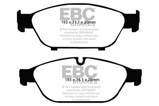 Bremseklosser EBC Brakes DP42086R Bremseklosser EBC Brakes DP42086R