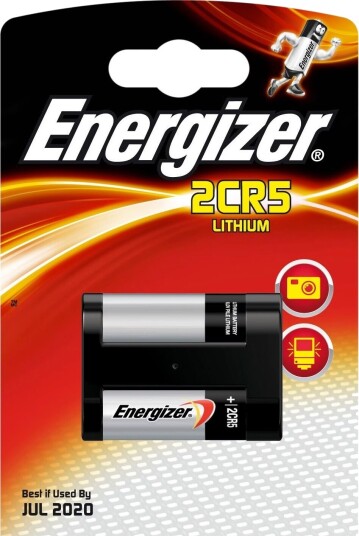 Energizer 2CR5 Lithium Kamerabatteri 6V 1300 mAh Energizer 2CR5 Lithium Kamerabatteri 6V 1300 mAh