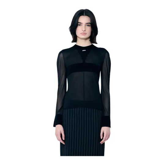 Jean Paul Gaultier Dame Strikkevarer Svart XS,