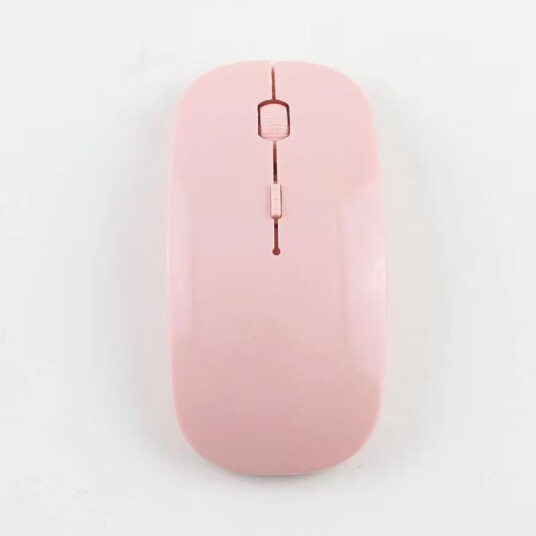 2,4 GHz trådløs mus - super tynn design - Rosa 2,4 GHz trådløs mus - super tynn design - Rosa