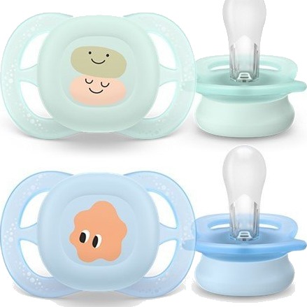 Philips Avent SCF07514 Ultra Soft Smokk 0-2 Måneder Grønn Og Blå 2 stk