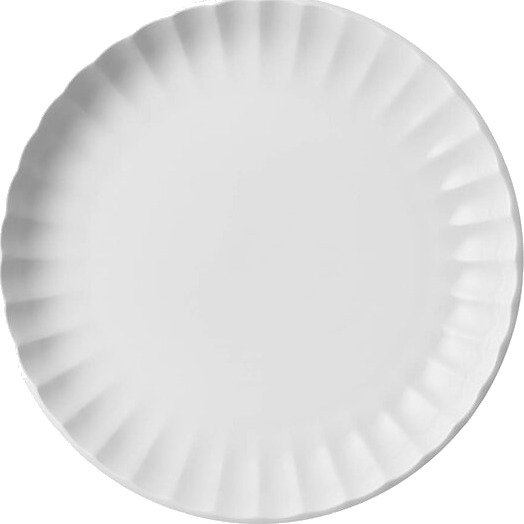Georg Jensen - Bernadotte coupetallerken 16,5 cm hvit