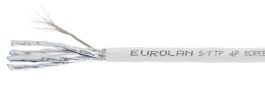 Eurolan 19D-F7A-23WT-0 Datakabel 8 ledere x 4 kabler 0,58 mm 1 m kappet Stikkontakter & kabler Eurolan 19D-F7A-23WT-0 Datakabel 8 ledere x 4 kabler 0,58 mm 1 m kappet Stikkontakter & kabler