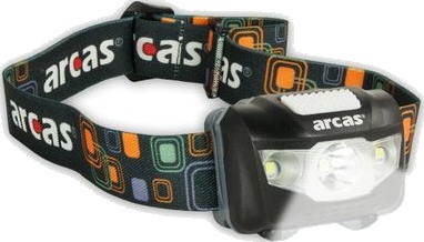 Arcas - Hodelykt - Led - 7-Modus - 5 W - Svart