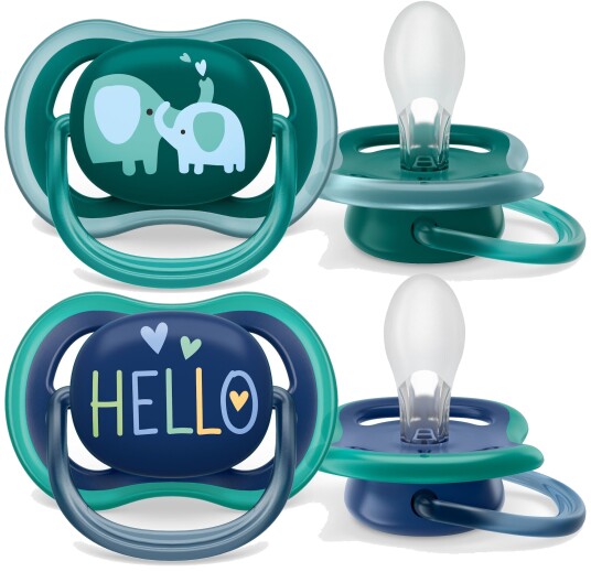 Philips Avent Ultra Air Deco Smokk 2-Pack 18+m Grønn/Blå