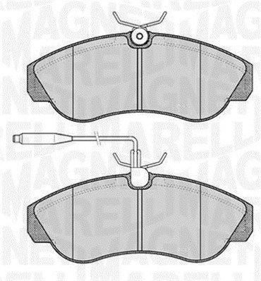 Bremseklosser MAGNETI MARELLI 363916060184