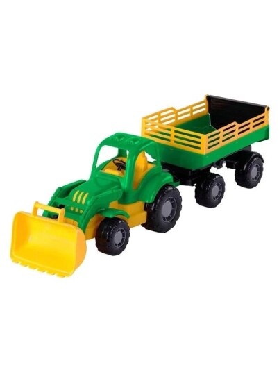 Cavallino Toys Classic Tractor with Tipper Trailer 66cm