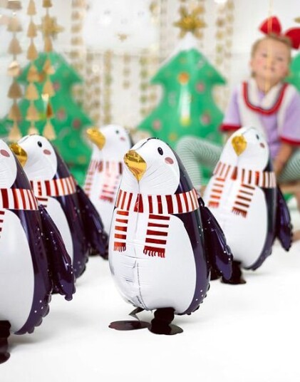 PartyDeco Folieballong Julepingvin