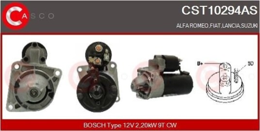 CASCO CST10294AS Starter CASCO CST10294AS Starter