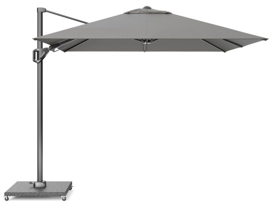 Platinum Voyager T2 parasoll Grå/grå exkl. parasollfot 2,7 x 2,7 m Grå