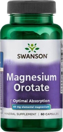 Swanson Magnesium Orotate - 60 Kapsler Swanson Magnesium Orotate - 60 Kapsler