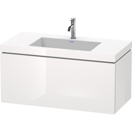 Duravit L-Cube Servantskap m/1 skuff 1000x500x480 mm Hvit Høyglans Lakk