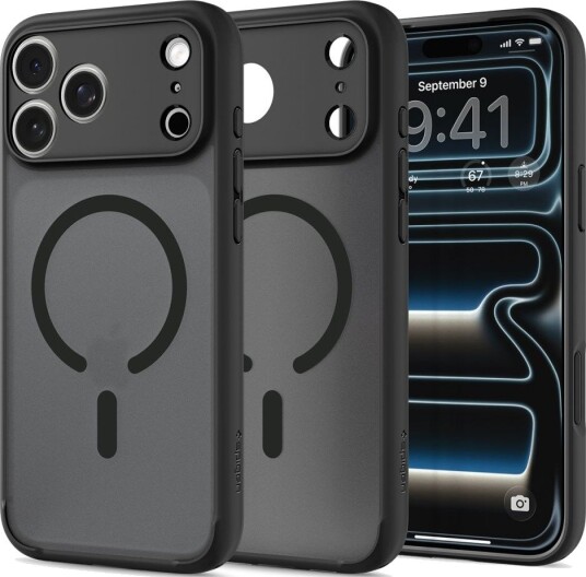 Spigen Ultra Hybrid MagSafe Mobildeksel for iPhone 18 Pro Max / 17 Pro Max - Frostsvart