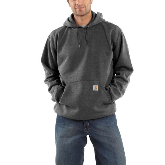 Carhartt Midweight Hoodie Men's Carbon Heather XS Carhartt Midweight Hoodie Men's Carbon Heather XS