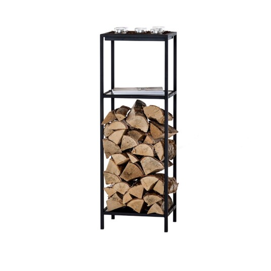Torkelson Steel hylle Svart 110 x 29 cm Svart