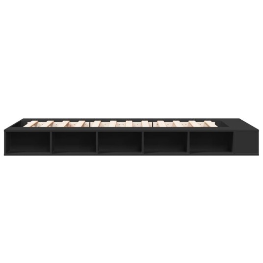 Sengeramme svart 90x200 cm konstruert tre 8721102621710