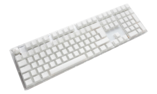 Ducky One 3 - Aura White Nordic - Fullsize - Cherry Blue - RGB - ND - Gamingtastatur - Nordisk - Hvit