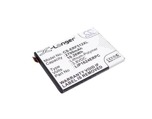 Sony F5121 batteri (2700 mAh 3.8 V, Sort) Sony F5121 batteri (2700 mAh 3.8 V, Sort)