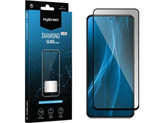 Myscreen Diamond Glass Lite Edge Full Glue Black Do Motorola Moto G14 4G/G54 5G/G34