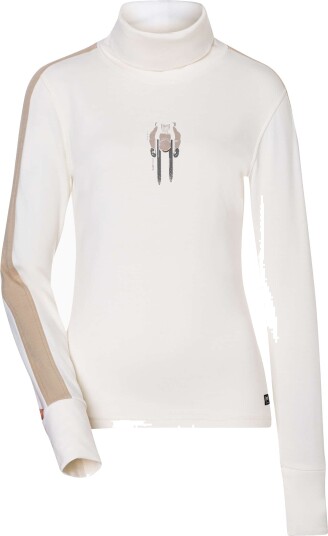super.natural Women´s Racing Team Roll Neck Fresh White/w. Pepper/various S