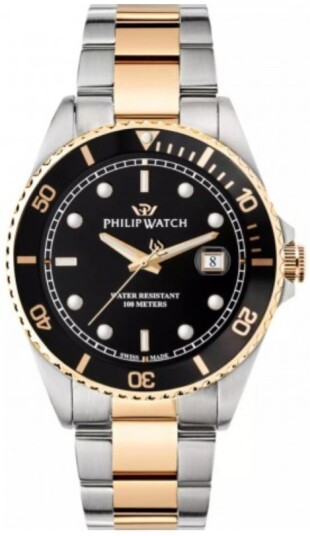 Philip Watch Herreklokke R8253597081 Classic Sort/Stål Ø42 mm Philip Watch Herreklokke R8253597081 Classic Sort/Stål Ø42 mm