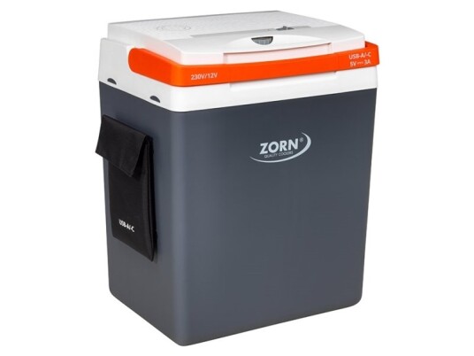 Zorn 30L Elektrisk Køleboks 12/230V Og Usb Tilslutning Zorn 30L Elektrisk Køleboks 12/230V Og Usb Tilslutning