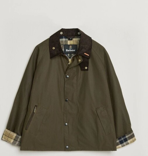 Barbour Lifestyle Icons Transport Wax Jacket Brown